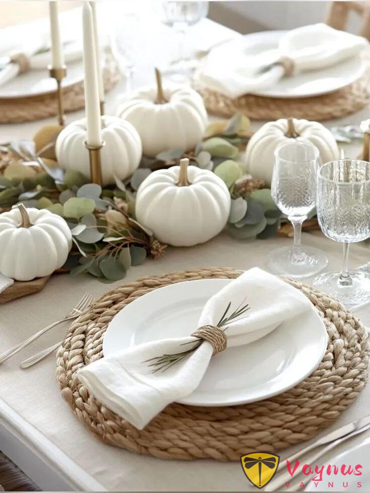 超简单的感恩节餐桌布置技巧,不花大钱也能布置出节日感!