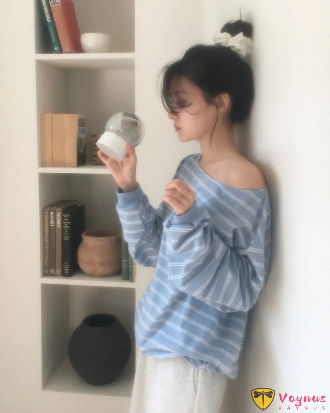 好看的条纹上衣怎么搭