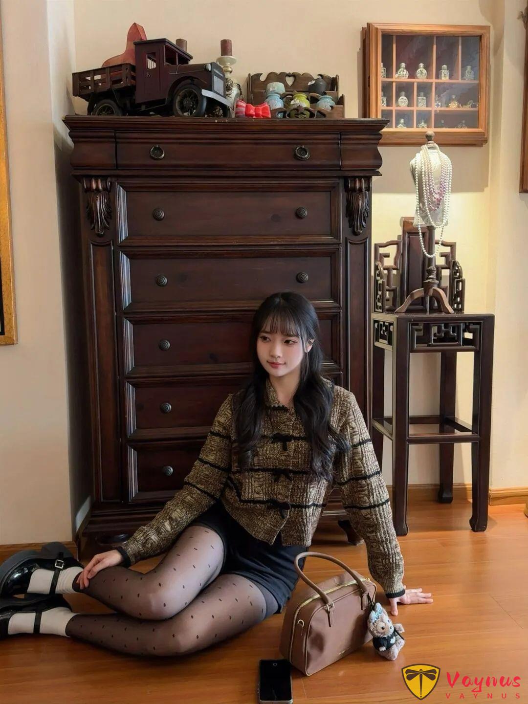 復古少女氛圍感大片，5個拍照動作拿捏鬆弛感，自然不做作，出片率超高