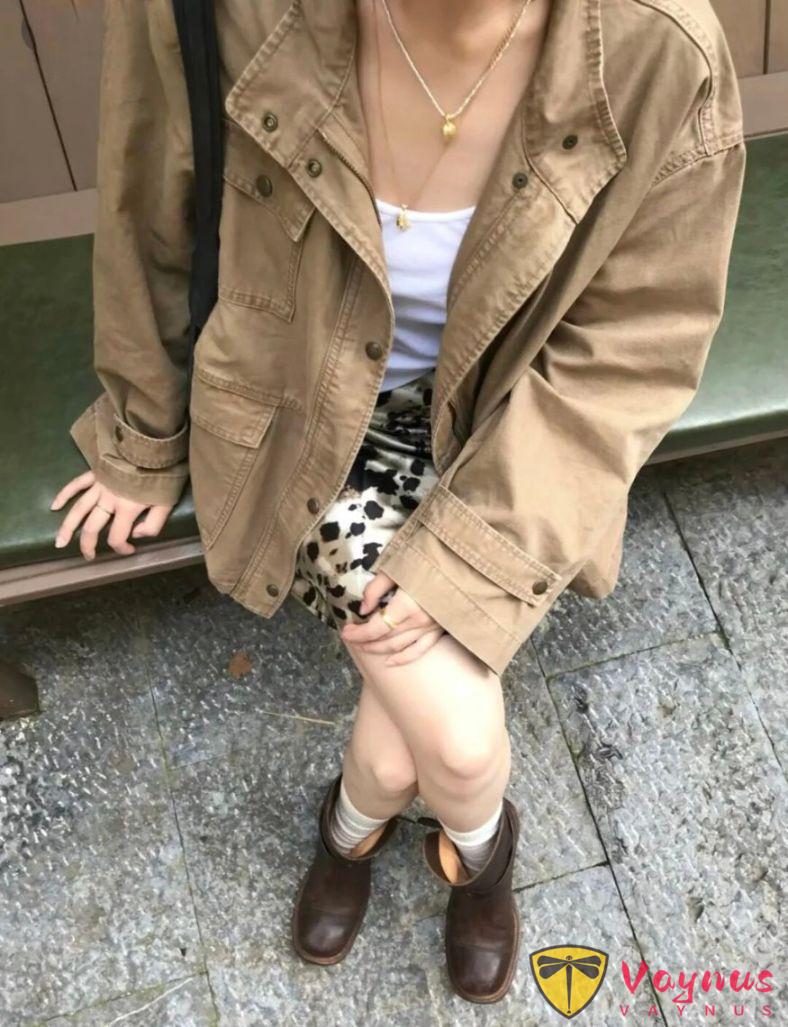 风衣连衣裙穿搭