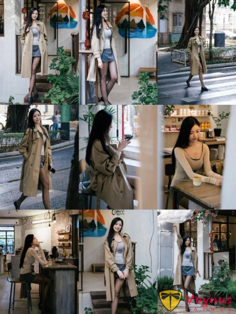 別再剪刀手了!9個風衣+斑馬線街拍技巧,又酷又颯顯身材!