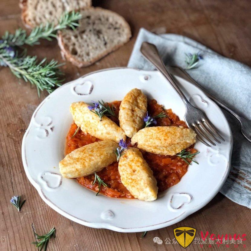 意式土豆糰子，不同的風味和細微差別