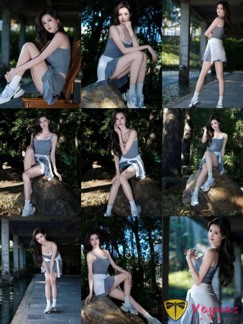 姐感运动风，9个拍照动作！又甜又御又温柔，漂亮大方又高级