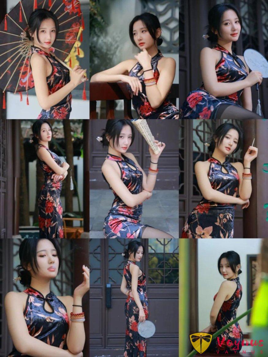 9個旗袍拍照姿勢,三分清冷,七分嫵媚,風情萬種的最佳演繹