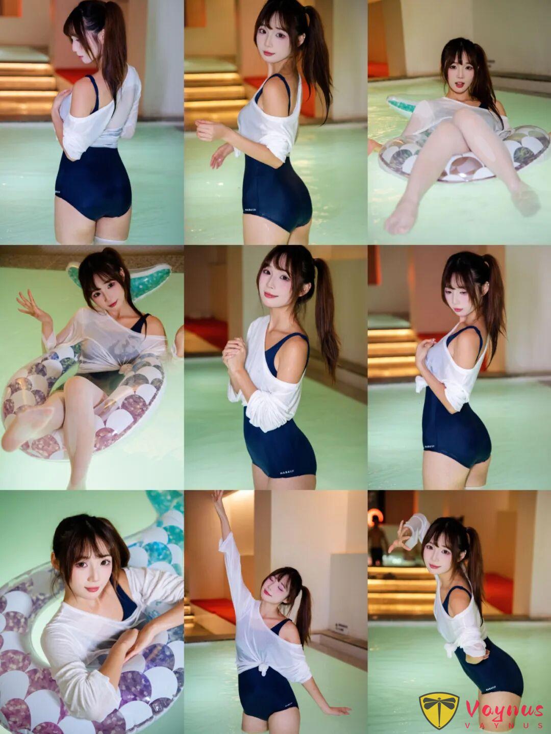 冬天泡汤必备！9个死库水拍照姿势，清纯又性感、甜美又撩人~