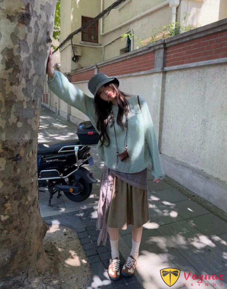 針織衫的早秋穿搭靈感