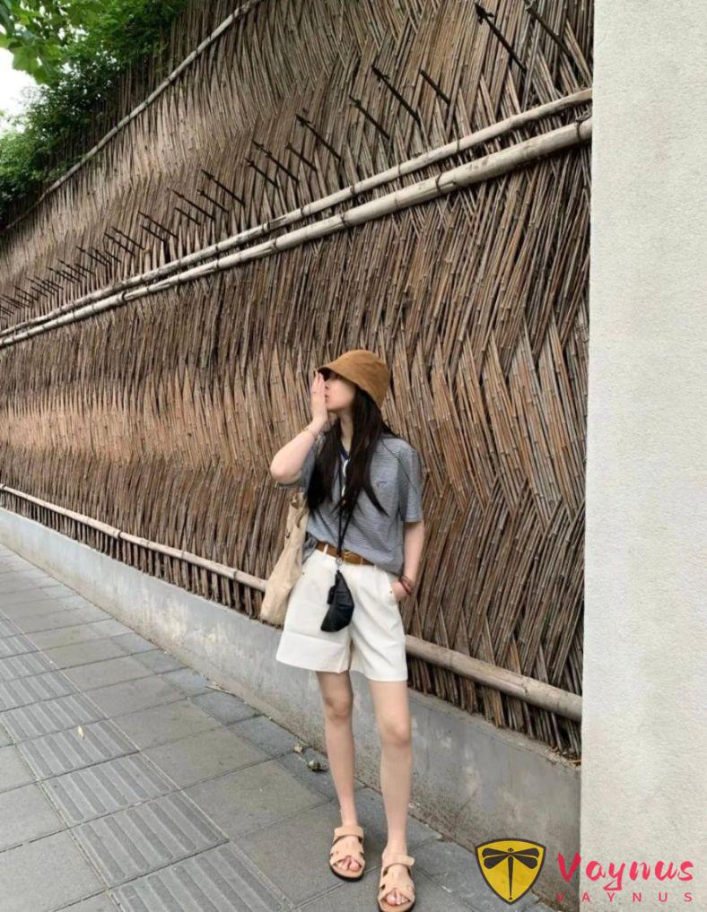 条纹T恤怎么搭