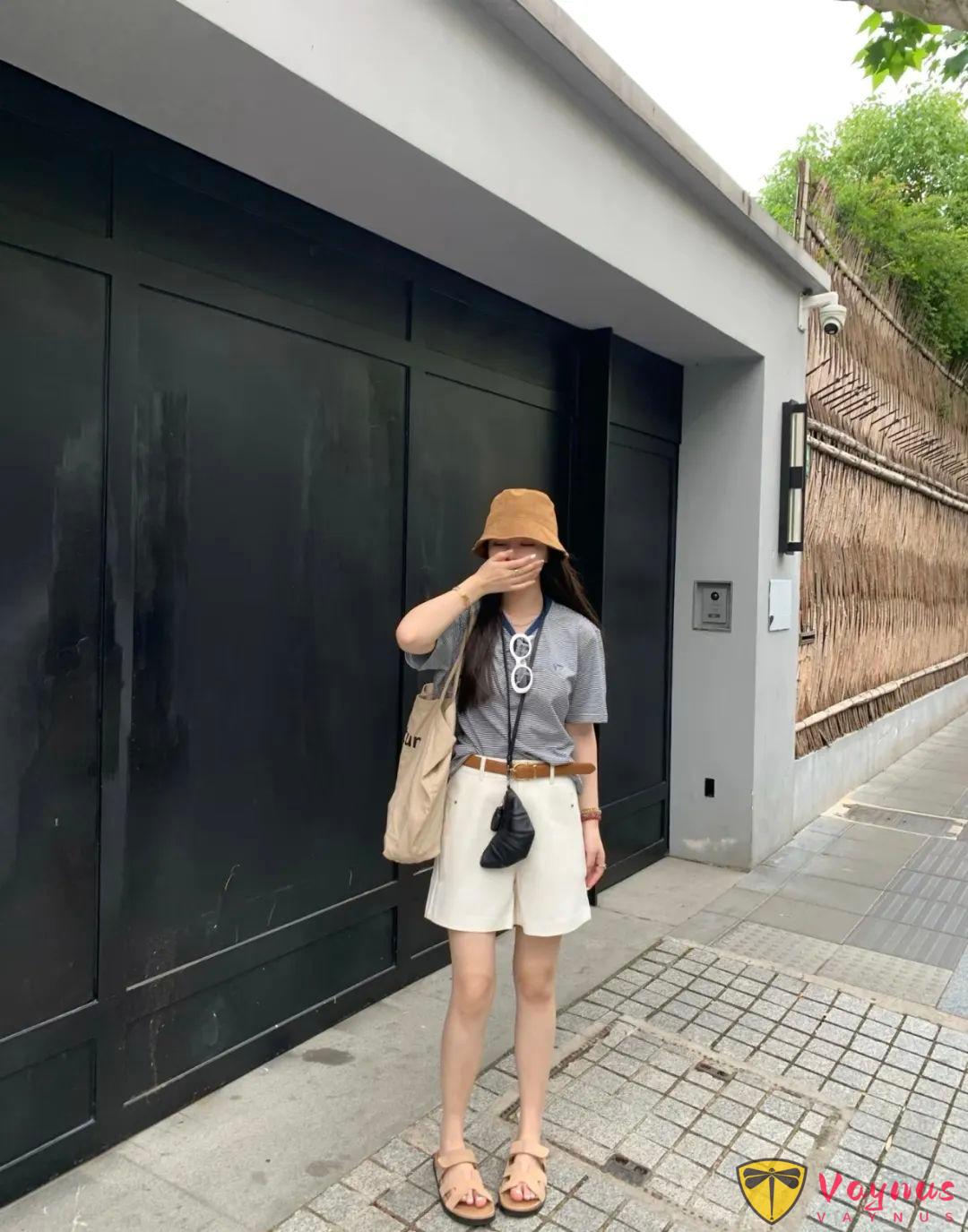 条纹T恤怎么搭