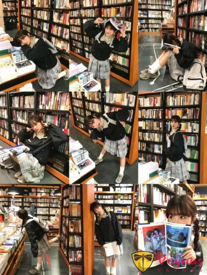 图书馆的文艺拍照技巧：又俏皮又自然，带你抓住每一个角落的美好！
