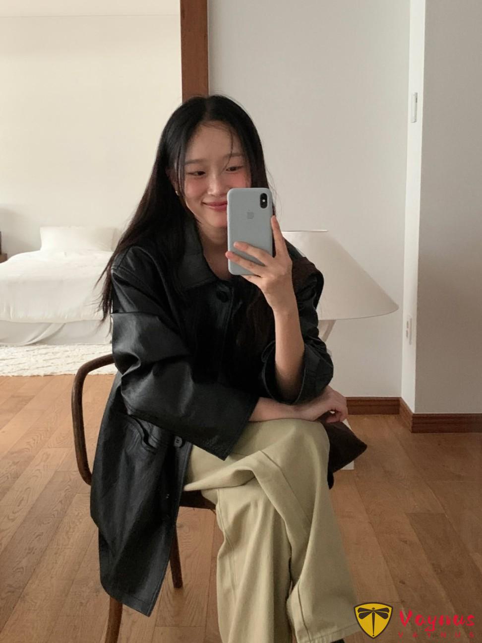 中长款皮衣的穿搭灵感