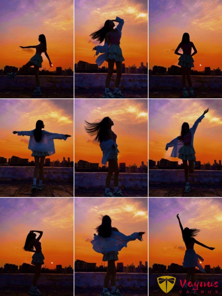 绝美落日剪影,8个夕阳拍照姿势,把温柔和浪漫焊在身上!