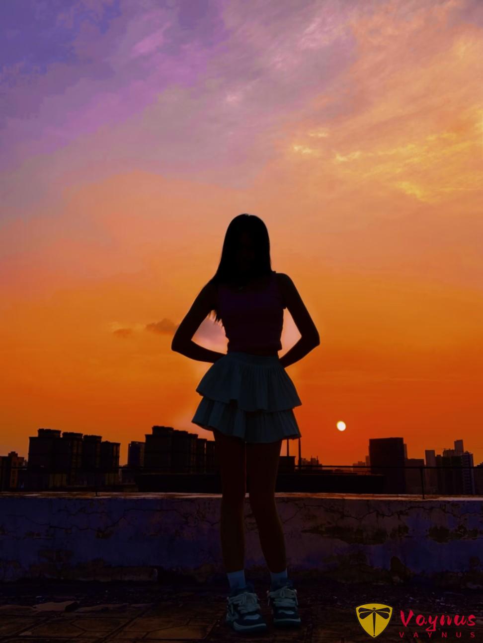 绝美落日剪影,8个夕阳拍照姿势,把温柔和浪漫焊在身上!