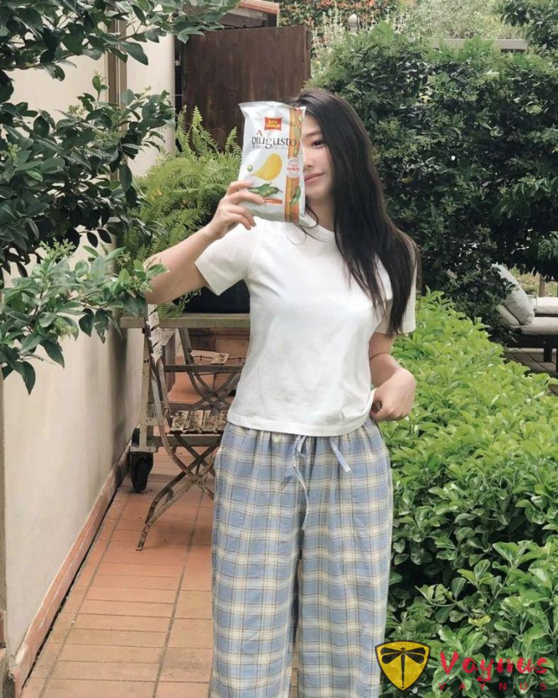 很好看的格子裤