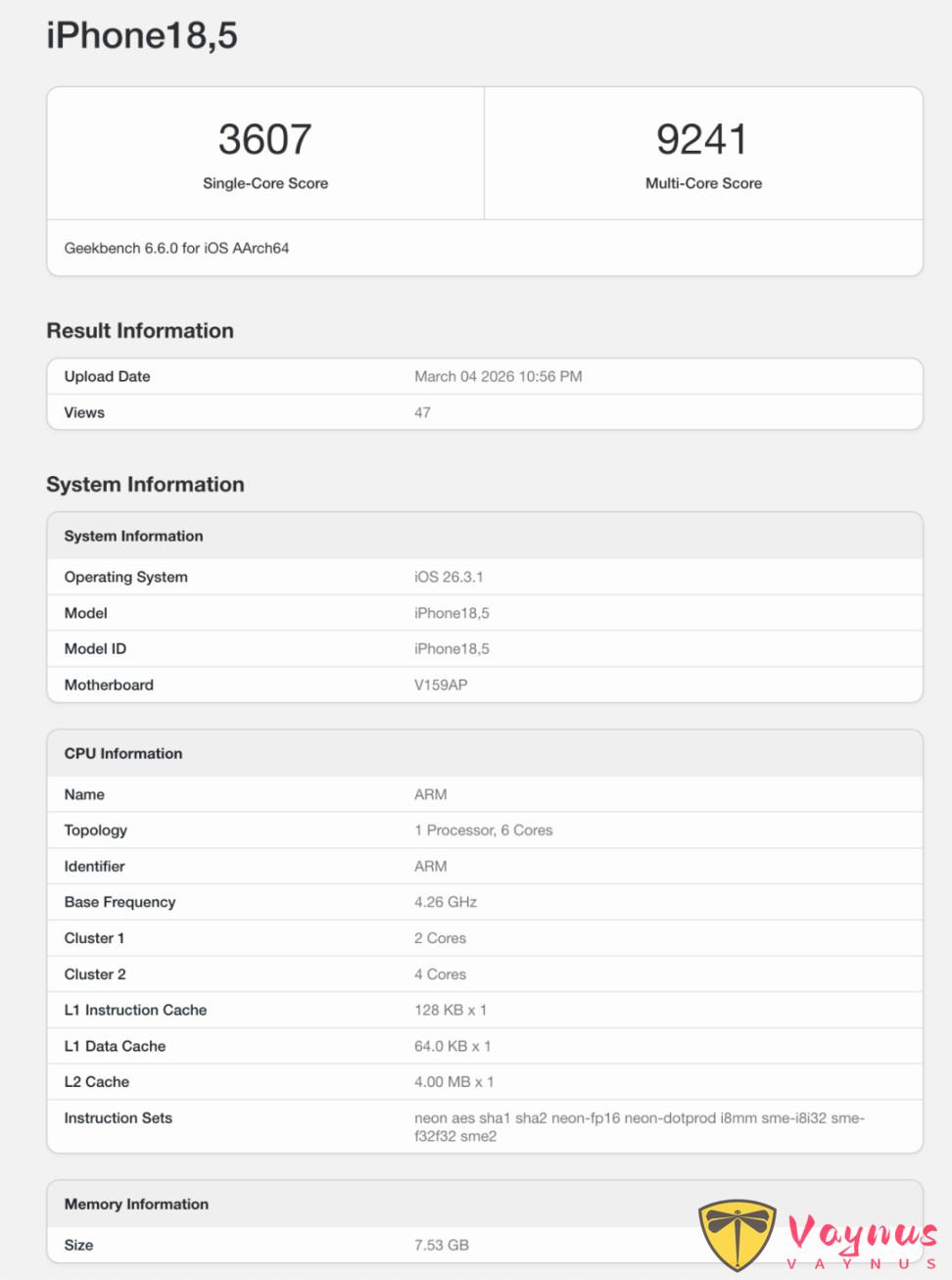 跑分出爐，17e 效能接近於 17