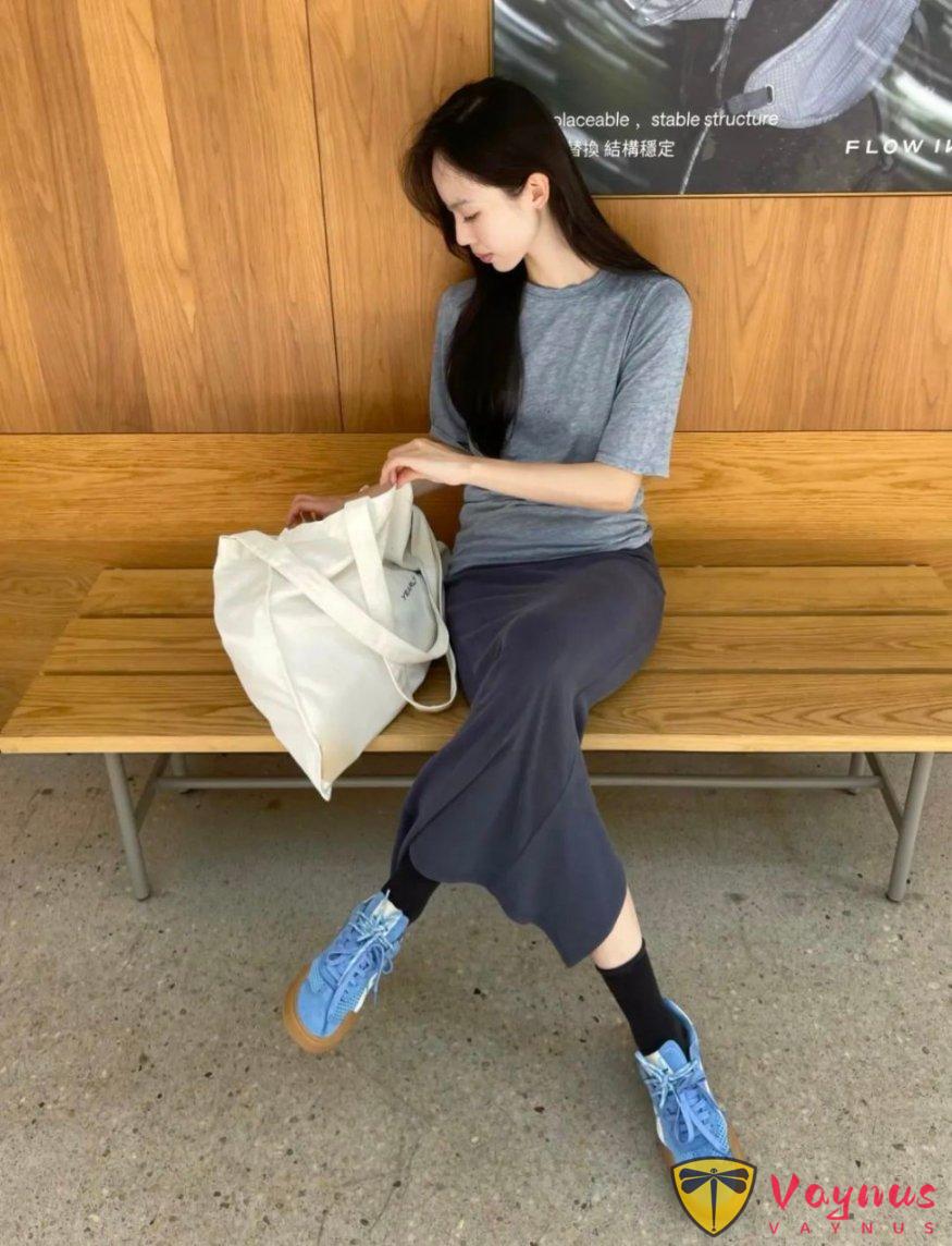 藍色德訓鞋怎麼搭