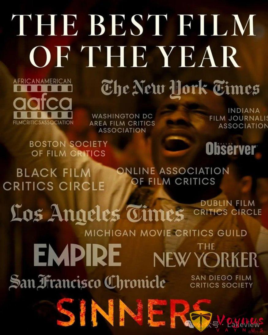 这部黑人恐怖片《罪人们/罪人》，凭什么打破了《泰坦尼克号/铁达尼号》的奥斯卡的提名记录？