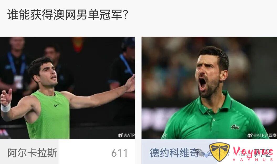 澳网闭幕大战：阿卡逆转战胜德约成为男网史上最年轻全满贯获得者