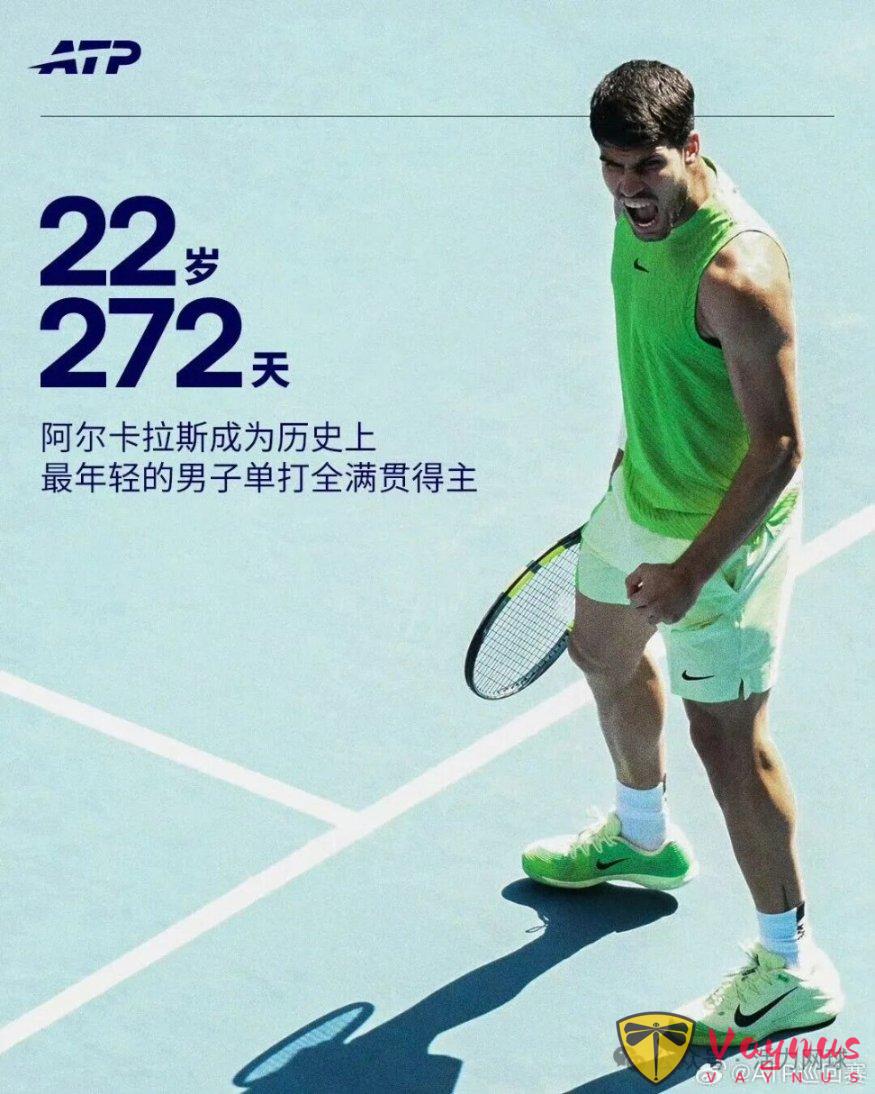 澳网闭幕大战：阿卡逆转战胜德约成为男网史上最年轻全满贯获得者