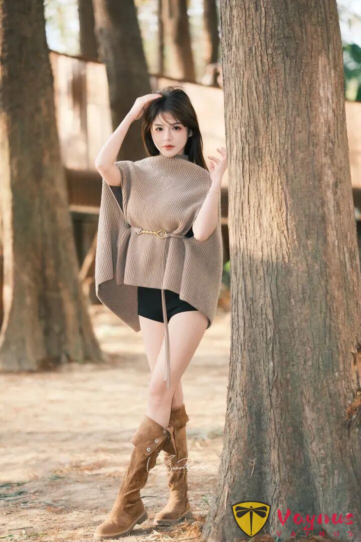 冬天穿毛衣，学几个户外拍照姿势，简约大气不落俗，慵懒随性显气质