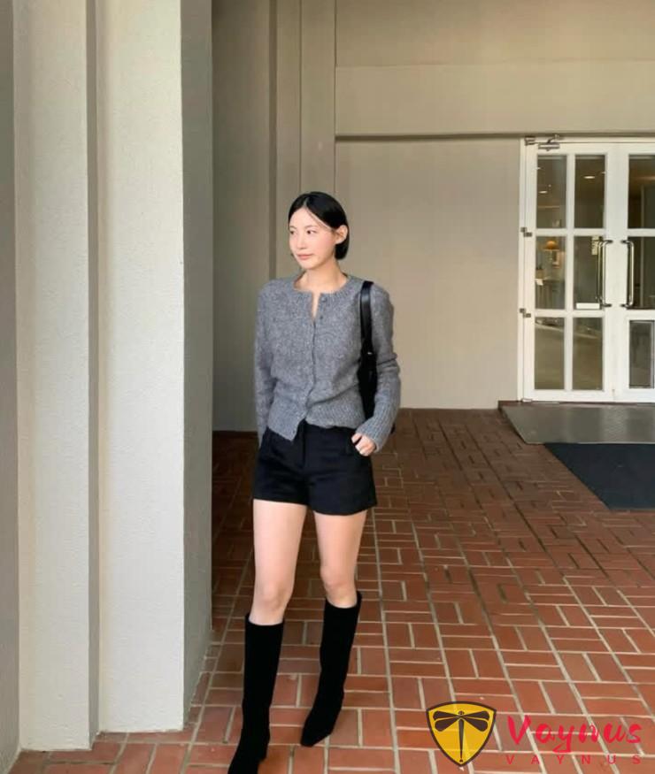 秋冬穿搭里不能没有短裤!