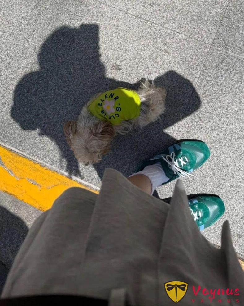 车静媛运动风时髦穿搭