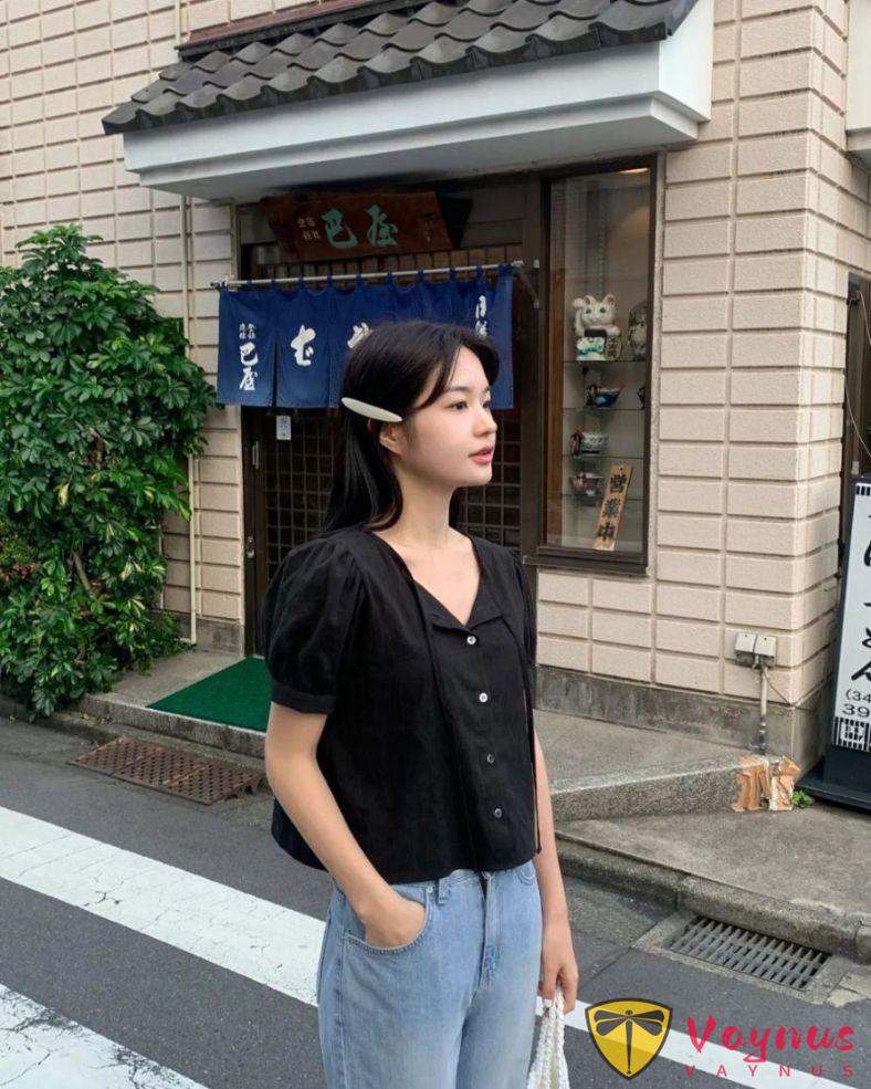 白色蕾丝娃娃衫穿搭灵感
