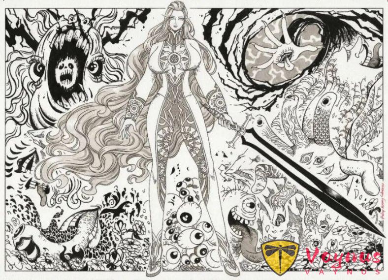 海賊王1189話:伊姆大人見過雨之神,神團新成員出現,美女劍客