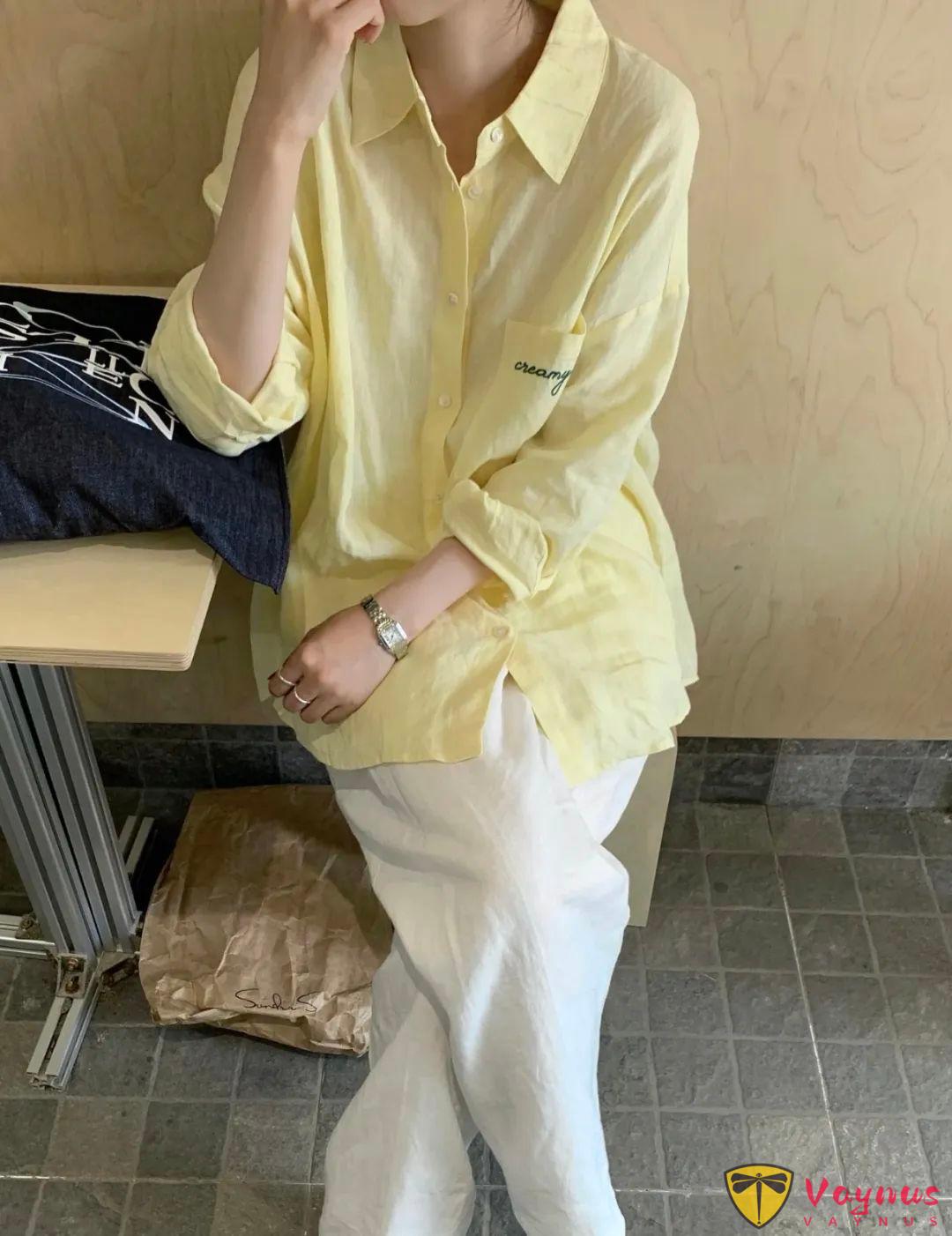 夏天少不了亚麻的松弛感，透气凉快还高级