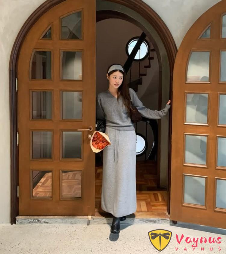 “毛衣+裙子”，谁穿谁美！