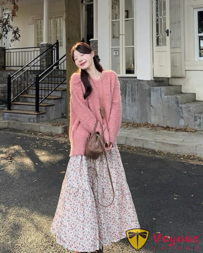 “毛衣+裙子”，谁穿谁美！