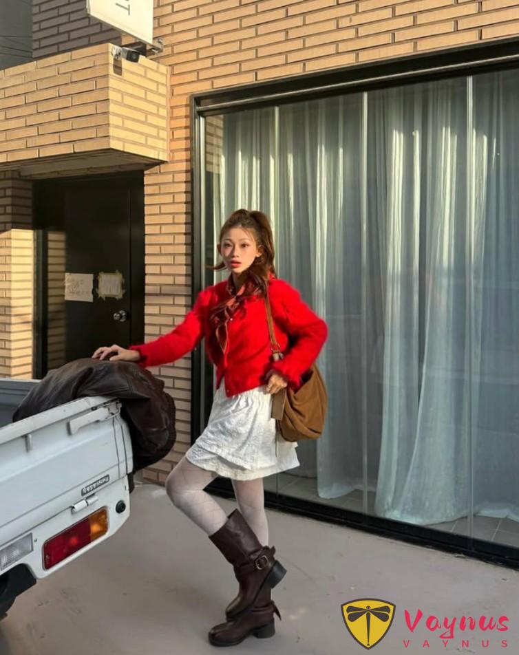 “毛衣+裙子”，谁穿谁美！