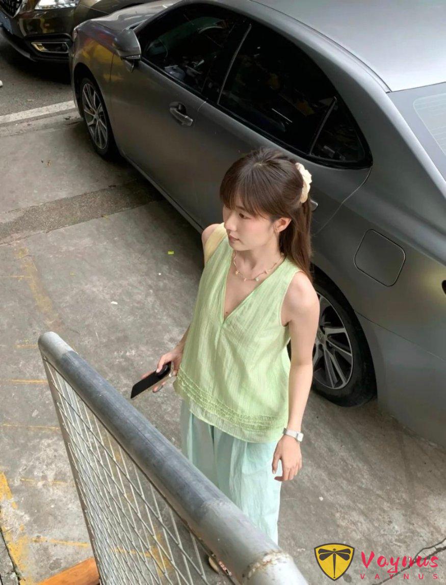 超级清爽的绿色系穿搭