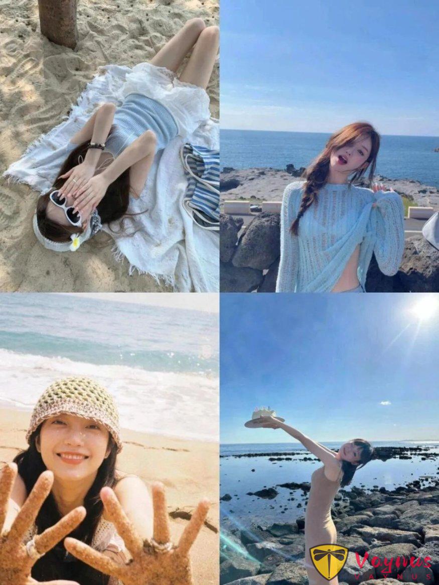 海邊氛圍拍照5招：白裙+逆光=直出電影劇照