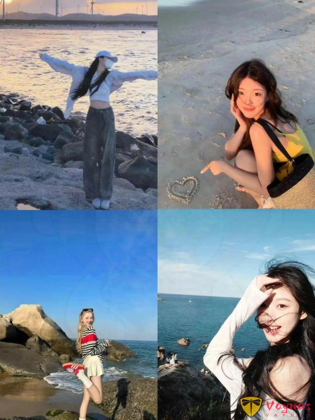 海邊氛圍拍照5招：白裙+逆光=直出電影劇照
