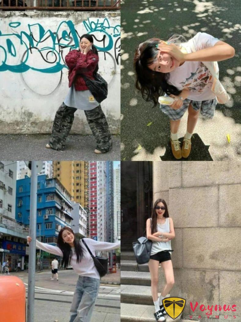 林蔭街頭6個拍照秘籍，陽光灑下來直接拍出電影感，短褲長裙都出片