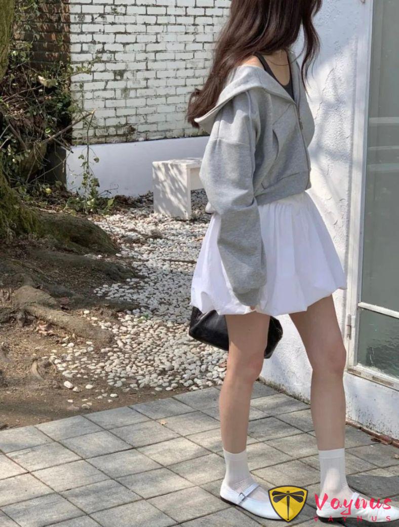 灰色连帽卫衣怎么搭