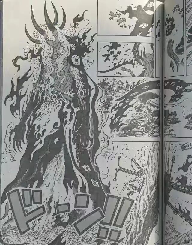 海賊王1191話:伊姆大人展示惡魔形態,海爾丁一拳擊飛伊姆大人