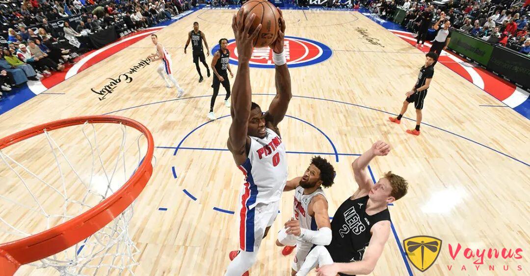 活塞53分狂胜篮网！康宁汉姆18分12助4断3帽，杜伦21分10板，托马斯12分