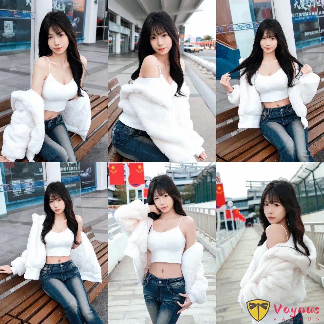 冬日街拍天花板！9个牛仔裤拍照姿势，性感又高级，谁拍谁好看