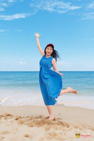 海边拍照真的太出片啦!5个万能打卡拍照姿势快收藏!暑期海边旅游就这么拍