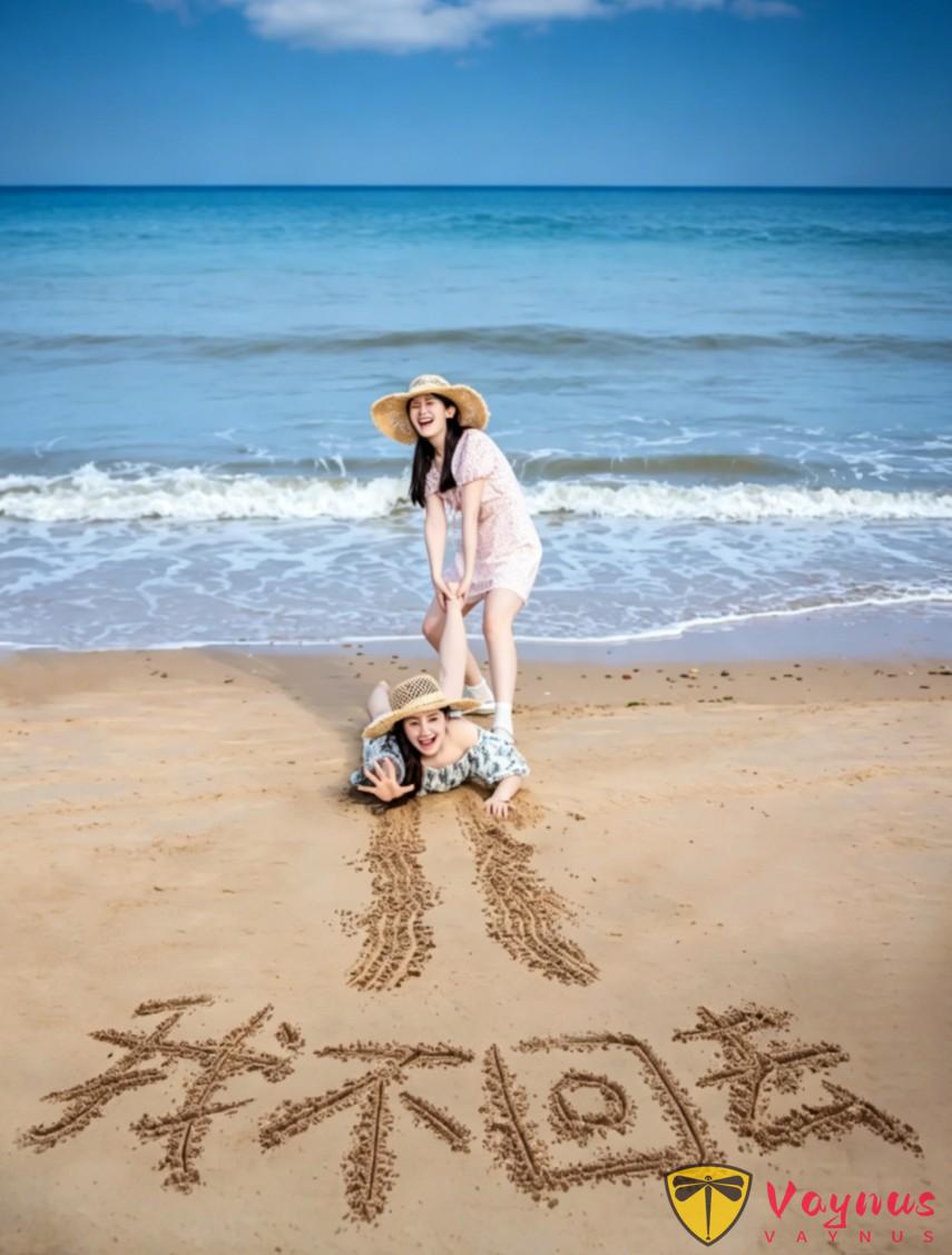 來海邊,不好玩的照片咱不拍!跟好朋友來海邊這樣拍,有趣又好玩,嘎嘎出片~
