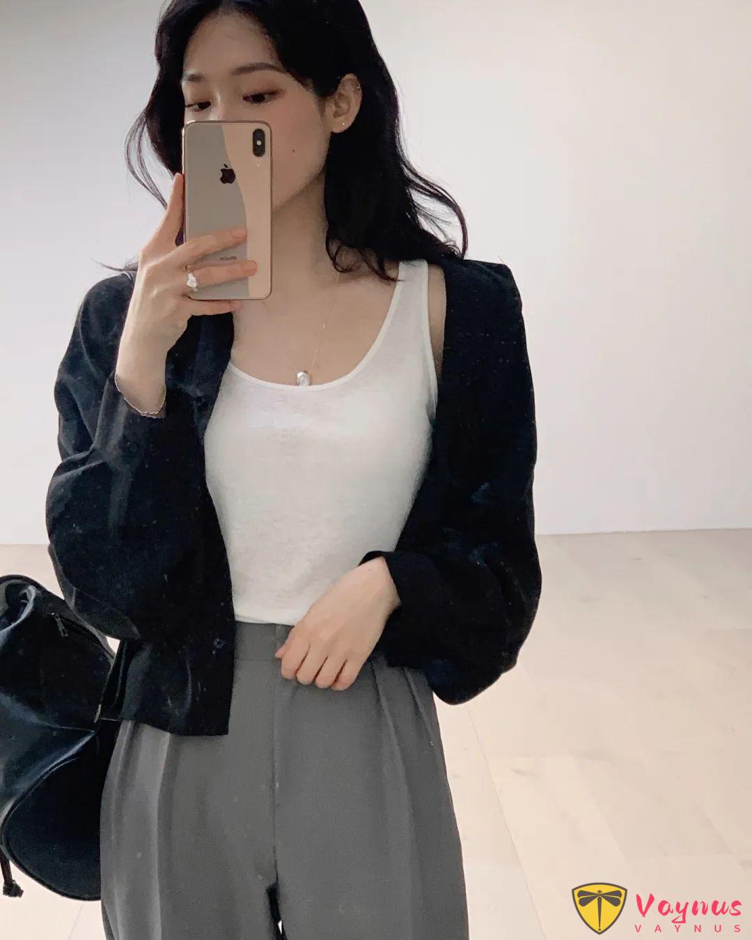 短款亚麻衬衫怎么搭