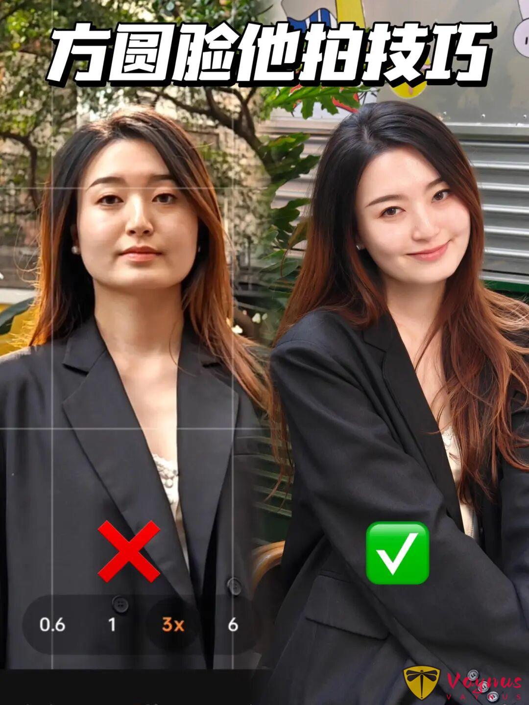 方圆脸氛围感拍照技巧,简单5招百分百出片丨方圆脸必看