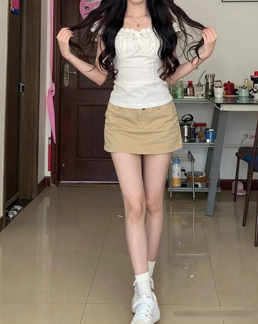 小个子穿短裙比长裙更显高:4套韩系甜妹搭配和选款要点