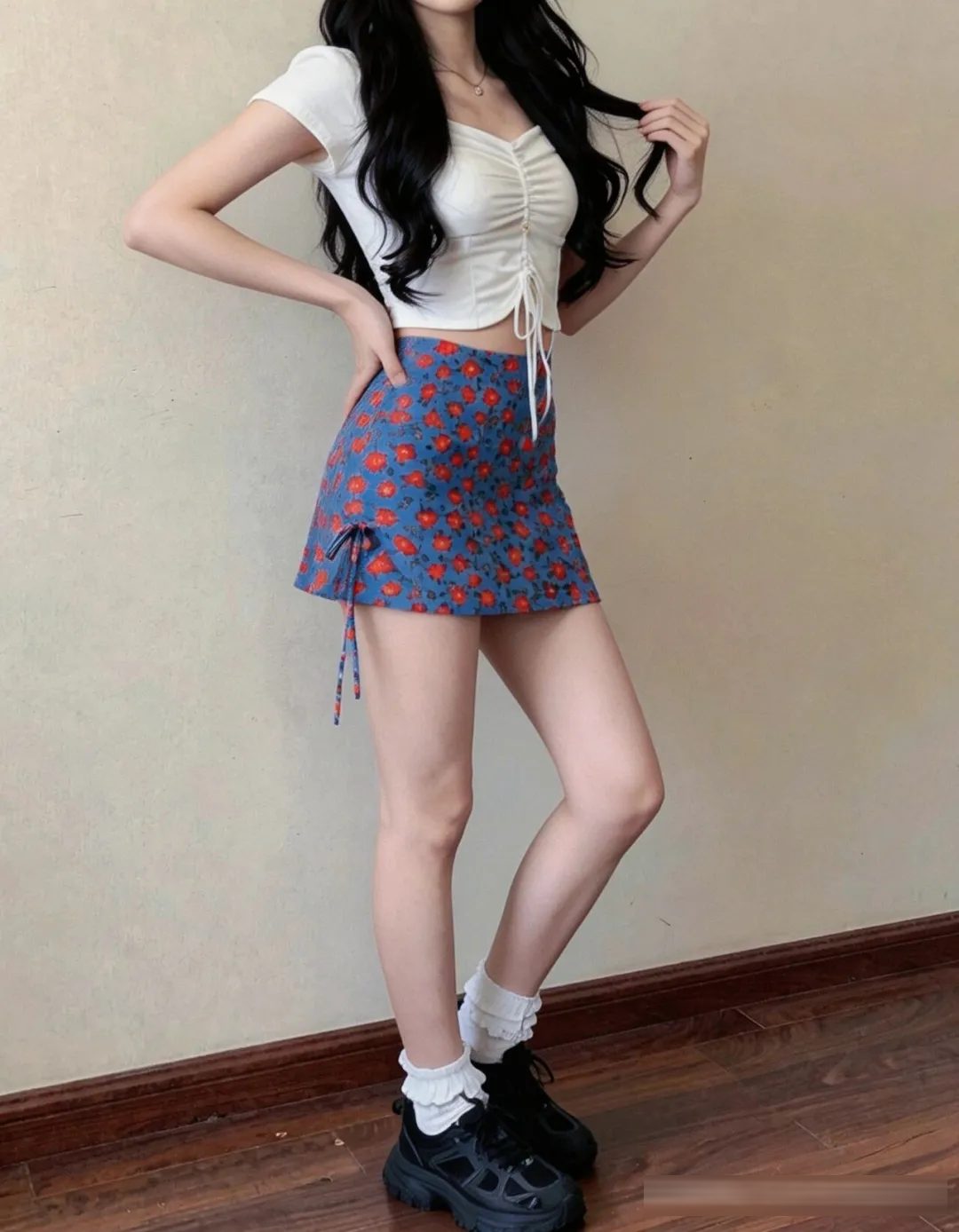 小个子穿短裙比长裙更显高:4套韩系甜妹搭配和选款要点