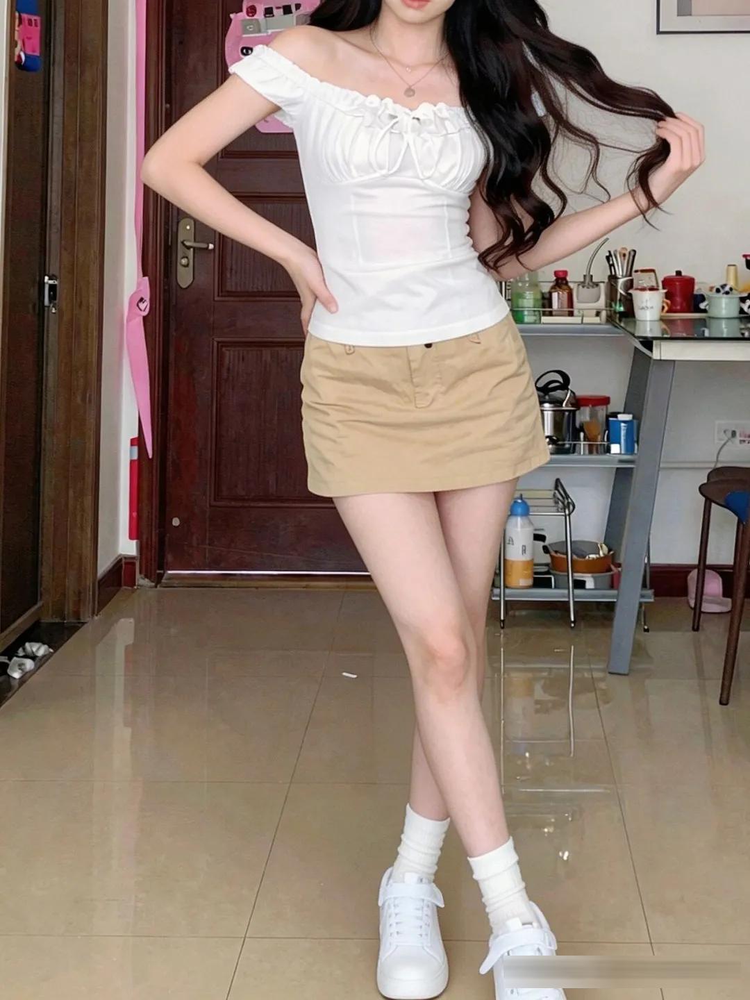 小个子穿短裙比长裙更显高：4套韩系甜妹搭配和选款要点