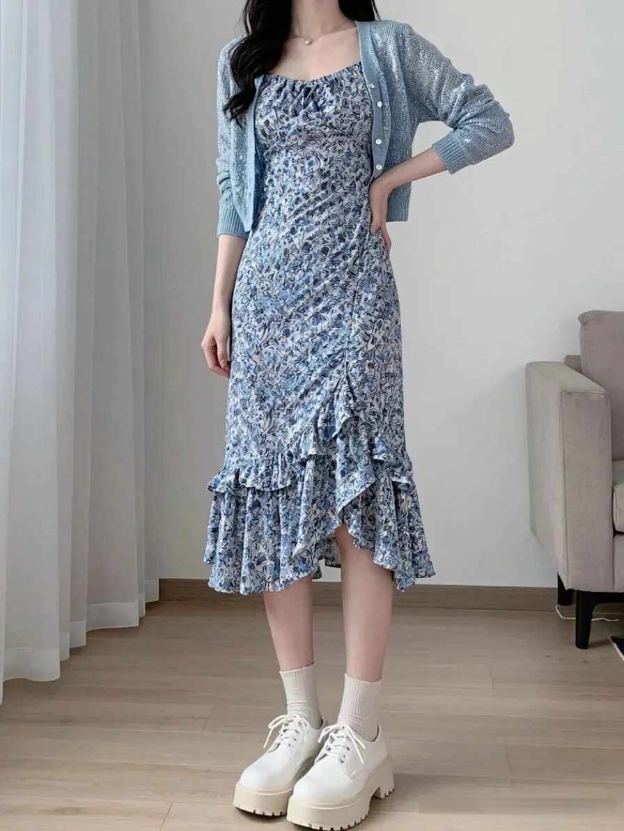 身材不够好也能穿夏天：吊带连衣裙、半身长裙、铅笔裙的选款指南