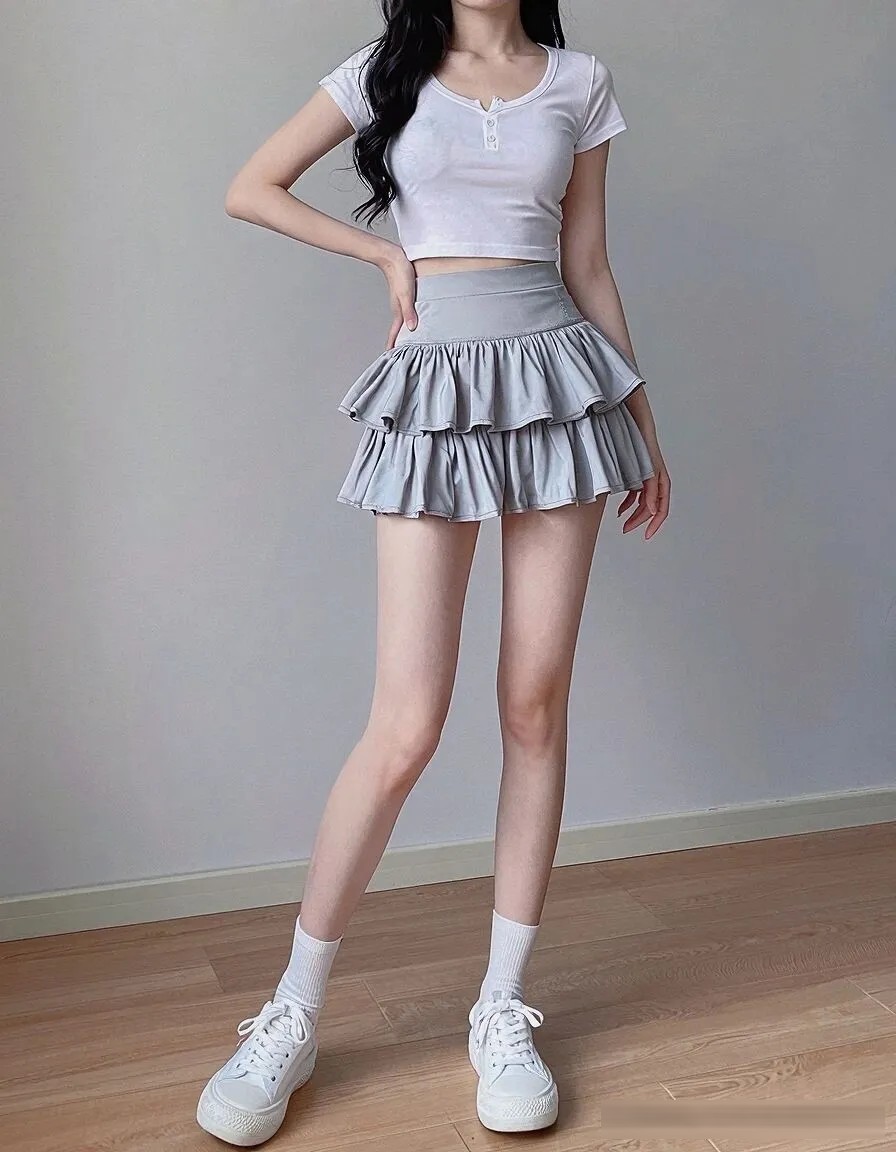 视觉显高的三个技巧：高腰线、露脚踝、上紧下松