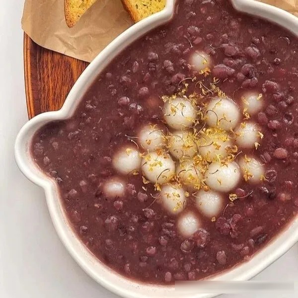 桂花红豆小圆子：三伏天的一碗清甜糖水
