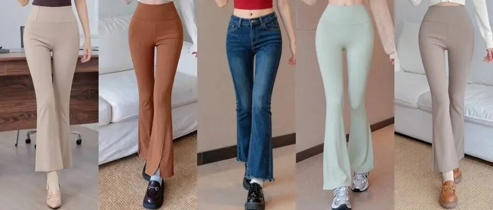 微喇裤配短上衣为什么显身材？抬高腰线和拉长腿型的组合逻辑